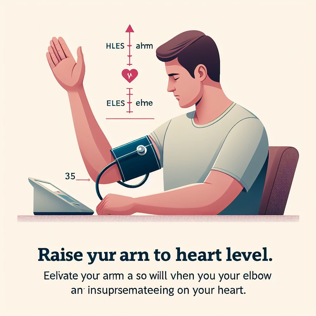Raise Your Arm to The Heart Level